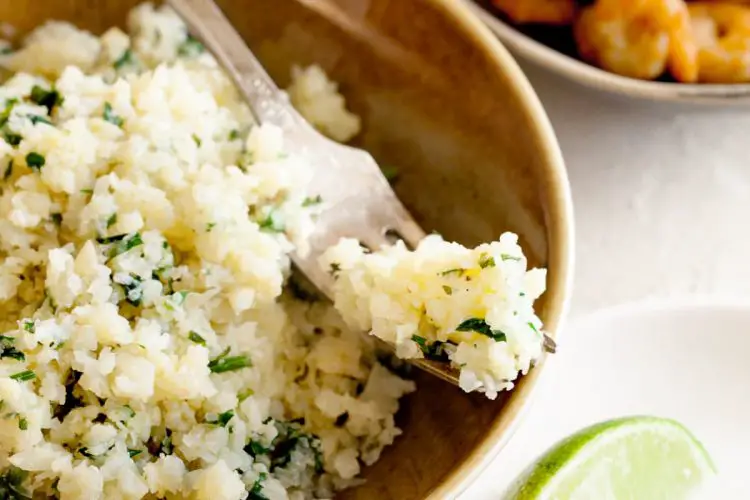 Lemon cauliflower gluten-free couscous dish