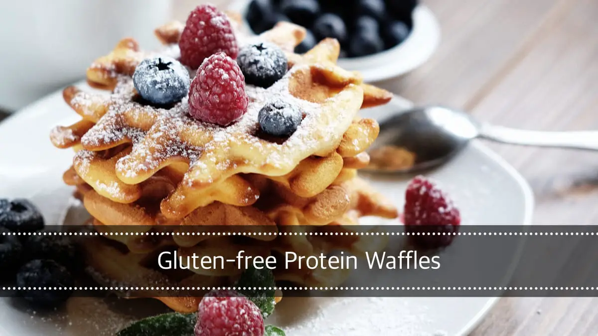 Gluten-free protein waffles